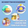 Bluey Cash Register Playset, Interactive Play Register with Detachable Scanner, Toy Credit Card, and Dollar Bucks, Shopping Toys for Kids Ages 3+(Kitchen)