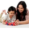 Bluey Figurine (2.5”) & Escape Convertible Vehicle Playset, Robust Toddler Toy Car with 4 Accessories and Stickers, Immersive Toys for Kids Ages 3+(Escape Convertible)