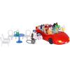 Bluey Figurine (2.5”) & Escape Convertible Vehicle Playset, Robust Toddler Toy Car with 4 Accessories and Stickers, Immersive Toys for Kids Ages 3+(Escape Convertible – Amazon Exclusive)