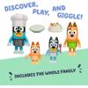 Bluey Halloween Figures Pack of 4, Robust Articulated Character Toys with Bingo, Chloe, and Lucky Figurines, Small Action Figures for Kids Ages 3+(3- Lets Play Chef)