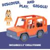 Bluey Heeler 4WD Family Toddler Toy Car with 4 Figures, Surfboards and Sticker Sheet, Pretend Play, Bluey Toys for Kids Ages 3+, Amazon Exclusive(Chilli & Car)