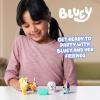 Bluey Pass The Parcel Figurine Toys Pack of 4, Character Toys with Bingo, Lucky’s Dad, and Lila Figures, Small Action Figures for Kids Ages 3+(Pass the Parcel)