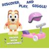 Bluey Talking Bingo Chat Mates Toy, Articulated, Talking Kids Toy with 10 Iconic Phrases, Interactive Play Figure Toys for Kids, Ages 3+(Scooter Bingo)