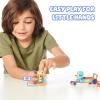 Bluey Vehicle & Figures Ice Cream Cart Toy Playset, Portable Ice Cream Push Cart with 2.5” Articulated Bingo Figure, Play Food Truck for Kids Ages 3+(Rusty & Bluey’s Go-Kart)