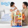 Bluey and Bingo Supermarket Playset with Escalator, Pretend Play Toys for Toddlers, Sounds and 15 Pieces, Bluey Grocery Store Playset(2 – Shopping Center)