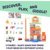 Bluey and Bingo Supermarket Playset with Escalator, Pretend Play Toys for Toddlers, Sounds and 15 Pieces, Bluey Grocery Store Playset(2 – Shopping Center)