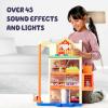 Bluey and Bingo Supermarket Playset with Escalator, Pretend Play Toys for Toddlers, Sounds and 15 Pieces, Bluey Grocery Store Playset(2 – Shopping Center)