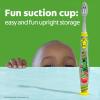 Colgate Bluey Extra Soft Toothbrush for Kids, Kids Toothbrush Pack with Built in Suction Cup Toothbrush Holder, Designed for Children Ages 2 and Up, Extra Soft Bristles, 2 Pack(1 Count (Pack of 2))