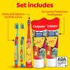 Colgate Kids Bluey Toothbrush and Kids Toothpaste Gift Set, Includes Bluey-Themed Battery Toothbrush, 2 Bubblegum Flavored Fluoride Toothpastes, and 2 Manual Toothbrushes(Pokemon)