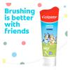 Colgate Kids Toothpaste with Fluoride, Anticavity & Cavity Protection Toothpaste, for Ages 2+, Bluey, Mild Bubble Fruit Flavor, 4.6 Ounce(Bubble Fruit)