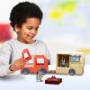 Tile Town Bluey Heeler Family Home 52-Piece Magnetic Tile Playset, Interactive STEM Magnetic Tiles Toys, Includes Bluey & Bingo Figures, Action Tiles(Camper Set)