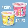 Yoplait Low Fat Kids Yogurt Cups, Bluey Variety Pack, Strawberry Banana and Raspberry, Gluten Free Snacks, 8 Ct, 32 oz