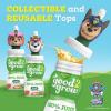 good2grow Apple Juice – 100% Juice Drinks for Kids, Fruit Juice No Sugar Added, 6 Fl Oz Juice Bottles with Spill-Proof Bluey Character Tops (3 Pack)(Paw Patrol)