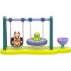 Bluey 2-Sided Treehouse Playset, 11”, Action-Packed Tree Toys Set with 4 Accessories and 2.5” Articulated Figure, Animal Toys for Kids Ages 3+(Playground)
