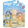 Bluey Action Heroes Toy Figures Set of 2, Articulated Character Toys with Karate and Jet Pack Figurines, Small Action Figures for Kids Ages 3+(Mermaid Tails)