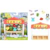 Bluey Farmers Market Playset, Toy Store Playset with Articulated Figurine, Toy Scale, Dollar Bucks, and Food Items, Shopping Toys for Kids Ages 3+