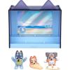 Bluey Fuzzies Episode Pack: Baby Race. with 3 Specially Flocked Collectible Mini-Figures (Incl. 1 Exclusive), Display Case, Foil Trading Card, and Collector’s Guide. 50 Mini-Figures to Collect!(The Beach)