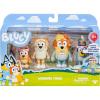 Bluey Halloween Figures Pack of 4, Robust Articulated Character Toys with Bingo, Chloe, and Lucky Figurines, Small Action Figures for Kids Ages 3+(6 – Wedding Time)
