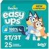 Pampers Easy Ups Girls & Boys Potty Training Pants, Size 6T-7T, 40 Count, Bluey Absorbent Training Underwear, Up to 100% Leakproof Day and Night, Hypoallergenic (Packaging May Vary)(2T-3T)