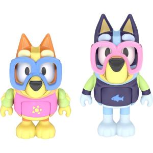 Bluey – Pool Time Bingo 2.5 inch Figures – 2 Pack, Multicolor (13039)