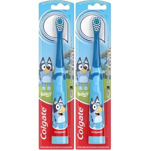 Colgate Kids Powered Vibrating Toothbrush Bluey 1 Pack(1 Count (Pack of 2))
