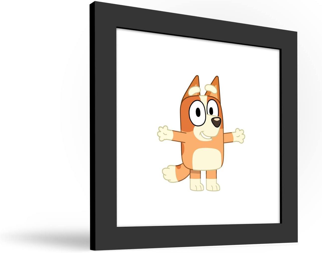 imageGallery Pops Bluey Bingo Wall Art White Framed Version 12 x 12Black Framed Version