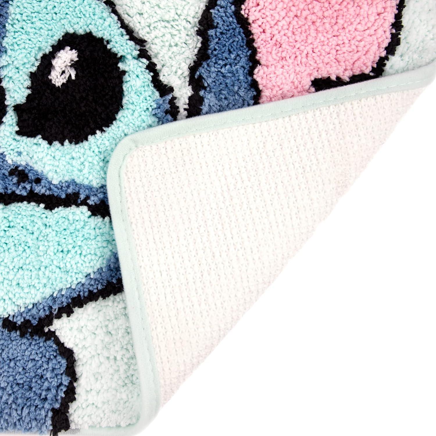 imageJay Franco Bluey Kids Bath Rug Soft NonSlip Machine Washable Blue Bathroom Mat 20 x 30Teal Lilo Stitch