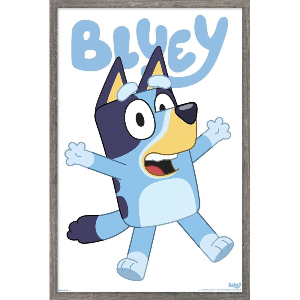 imageBluey Bluey Feature Series Wall Poster 19L x 13W Premium Unframed VersionBarnwood Framed Version