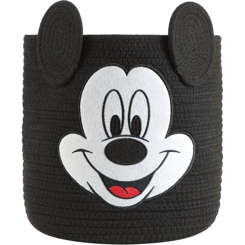 imageBluey Figural Rope Storage Basket10 H x 10 W Decorative and Functional Organizer for Kids Room or NurseryMickey Mouse