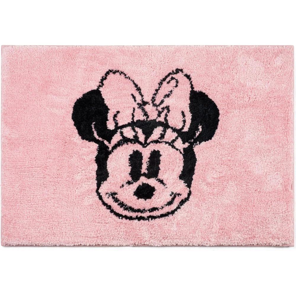imageJay Franco Bluey Kids Bath Rug  Soft NonSlip Machine Washable Blue Bathroom Mat 20 x 30Pink  Minnie Mouse