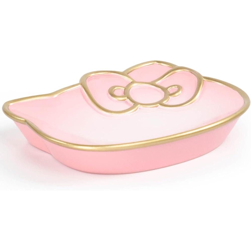 imageJay Franco Bluey Soap Dish Blue Resin Sponge HolderBar Soap Holder Kids Bathroom TrayPink Hello Kitty