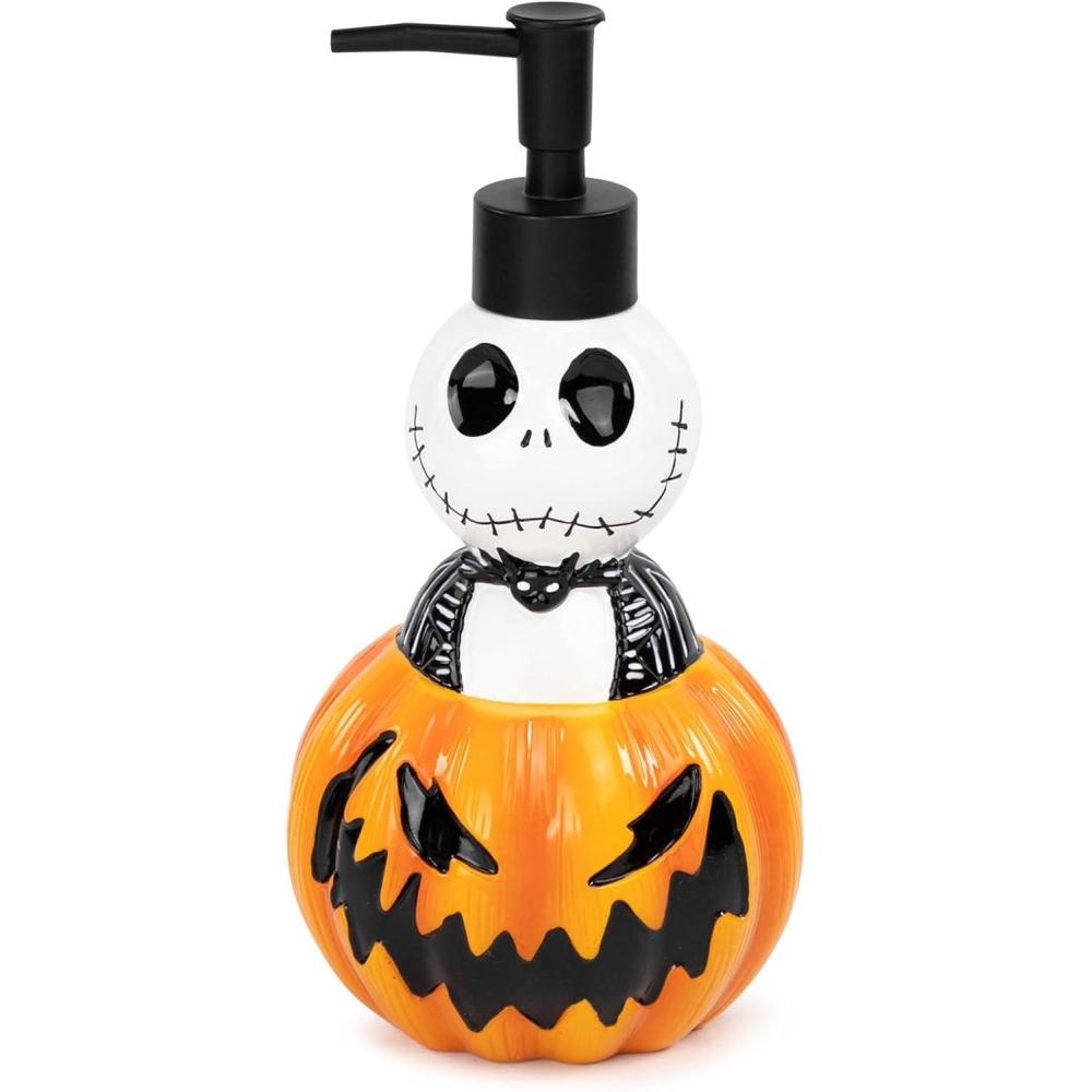 imageJay Franco Bluey Soap Dispenser Blue Kids Bathroom Accessory Resin Lotion PumpMulti Nightmare Before Christmas