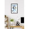 Bluey – Bluey Feature Series Wall Poster, 22.4L” x 14.7W”, Barnwood Framed Version(Black Framed Version)