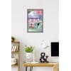 Bluey – Walking Wall Poster, 22.4L” x 14.7W”, Premium Unframed Version(Barnwood Framed Version)