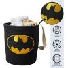 Bluey Figural Rope Storage Basket,10″ H x 10″ W, Decorative and Functional Organizer for Kids Room or Nursery(Batman)