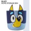 Bluey Figural Rope Storage Basket,10″ H x 10″ W, Decorative and Functional Organizer for Kids Room or Nursery(Bluey)
