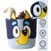 Bluey Figural Rope Storage Basket,10″ H x 10″ W, Decorative and Functional Organizer for Kids Room or Nursery(Bluey)