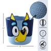 Bluey Figural Rope Storage Basket,10″ H x 10″ W, Decorative and Functional Organizer for Kids Room or Nursery(Bluey)