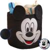 Bluey Figural Rope Storage Basket,10″ H x 10″ W, Decorative and Functional Organizer for Kids Room or Nursery(Mickey Mouse)