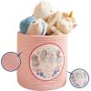 Bluey Figural Rope Storage Basket,10″ H x 10″ W, Decorative and Functional Organizer for Kids Room or Nursery(Princess)