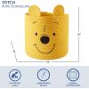 Bluey Figural Rope Storage Basket,10″ H x 10″ W, Decorative and Functional Organizer for Kids Room or Nursery(Winnie the Pooh)
