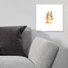 Gallery Pops Bluey – Bingo Wall Art, White Framed Version, 12” x 12”(Unframed Version)