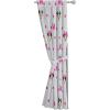 Jay Franco Black Out Window Curtains for Kids Bedroom 4-Piece Drape Set with 2 Tiebacks, Blue – Bluey, 42″ W x 63″ L (Pack of 2)(Grey – Minnie Mouse)