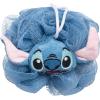 Jay Franco Bluey 3 Piece Spa & Bath Set – Includes Towel Wrap, Loofah & Spa Headband – Kids Bath & Shower Accessories(Blue – Stitch)
