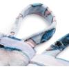 Jay Franco Bluey 3 Piece Spa & Bath Set – Includes Towel Wrap, Loofah & Spa Headband – Kids Bath & Shower Accessories(Blue – Stitch)