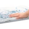 Jay Franco Bluey Kids Bath Rug – Soft, Non-Slip, Machine Washable, Blue Bathroom Mat 20 x 30(Blue – Stitch)