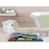 Jay Franco Bluey Kids Bath Rug – Soft, Non-Slip, Machine Washable, Blue Bathroom Mat 20 x 30(Grey – Teenage Mutant Ninja Turtles)