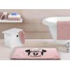 Jay Franco Bluey Kids Bath Rug – Soft, Non-Slip, Machine Washable, Blue Bathroom Mat 20 x 30(Pink – Minnie Mouse)