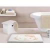 Jay Franco Bluey Kids Bath Rug – Soft, Non-Slip, Machine Washable, Blue Bathroom Mat 20 x 30(White – Hello Kitty)