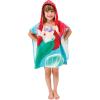 Jay Franco Bluey Piggyback Bath/Pool/Beach Hooded Poncho – Super Soft & Absorbent Cotton Towel, Measures 22 x 22 Inches (Official Bluey Product)(Ariel)